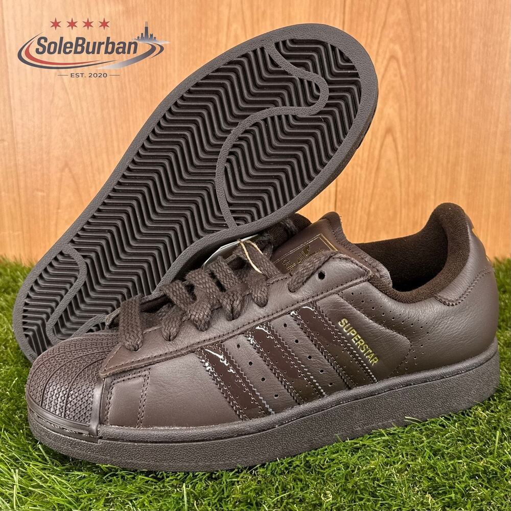 adidas Superstar 2 Aurora Coffee Gold Metallic Brown KH9180 Men's Size 9